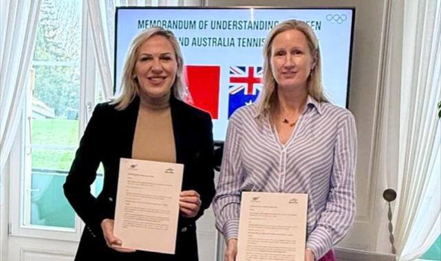 Türkiye ile Avustralya tenis federasyonları arasında iş birliği protokolü imzalandı