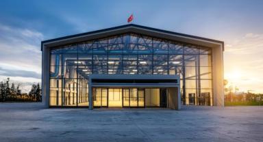 Vekon 75 günde tamamladığı çelik yapıyla etkinlik alanı kurdu