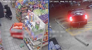 ABD'de hırsızlık zanlıları Noel arifesinde araçlarına bağladıkları ATM'yi yerinden söküp çalmaya çalıştı