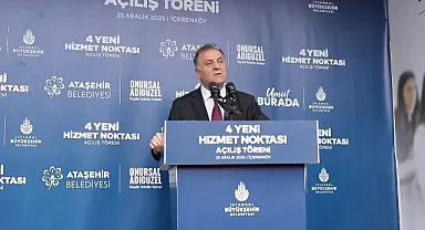 Ataşehir'de bazı hizmetlerin açılışı yapıldı