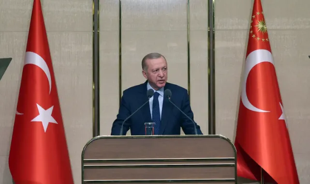 Cumhurbaşkanı Erdoğan, Uluslararası Demokratlar Birliği temsilcilerini kabulünde konuştu: