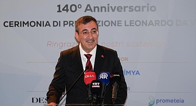 Cumhurbaşkanı Yardımcısı Yılmaz, Leonardo da Vinci Ödül Töreni'nde konuştu: