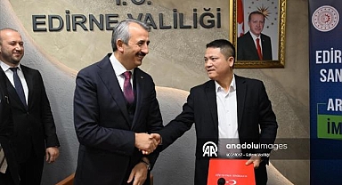 Edirne OSB'de Çinli firmanın yatırımında 1660 kişi istihdam edilecek