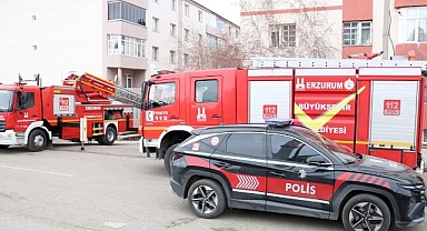 Erzurum'da karbonmonoksit gazından zehirlenmek üzere olan genci polis ve itfaiye kurtardı