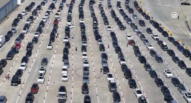 Kapıkule Gümrük Kapısı'nda günlük ticari araç geçiş rekoru kırıldı