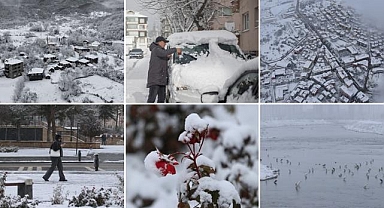 Karadeniz'de kar etkili oldu
