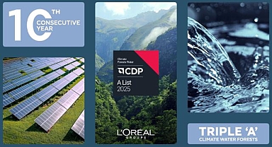 L'Oreal Grup, CDP'den üst üste 10. kez 3A notunu aldı