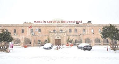 Mardin Artuklu Üniversitesinde eğitime kar engeli