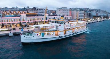 Türkiye İş Bankası'nın yüzen şubesi İş Vapur hizmete açıldı