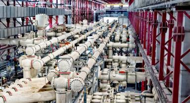 Türkiye'nin iletim sistemine enerji aktaracak Akkuyu NGS'deki tesise elektrik verildi