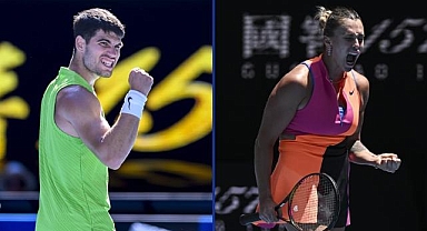 Avustralya Açık'ta Alcaraz ve Sabalenka çeyrek finale yükseldi