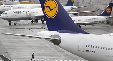 Almanya'da Münih Havalimanı ve Lufthansa 