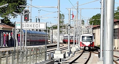 İstanbul'daki Sirkeci-Kazlıçeşme Raylı Sistem Hattı, iki yılda 8 milyonda fazla yolcuyu taşıdı
