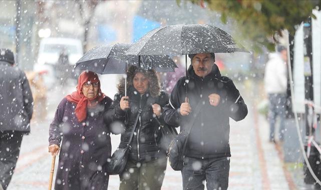 Trakya ve bazı iller için kuvvetli kar ve sağanak uyarısı