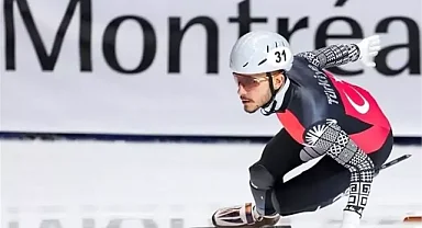 Bakan Bak'tan sürat patenci milli sporcu Furkan Akar'a tebrik