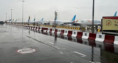 Birleşik Arap Emirlikleri, Dubai Uluslararası Havalimanı'nda tüm uçuşların geçici olarak askıya alındığını duyurdu