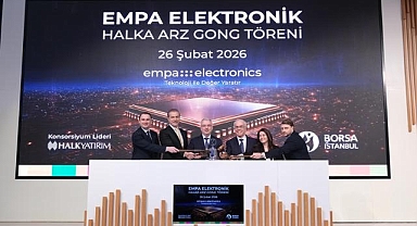Borsa İstanbul'da gong Empa Elektronik için çaldı