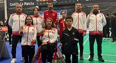 Milli para badmintoncular, İspanya'daki turnuvada 3 madalya aldı