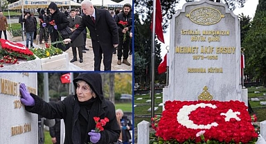 Milli şair Mehmet Akif Ersoy, İstanbul'da kabri başında anıldı