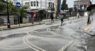 Bartın'da dolu yağışı etkili oldu