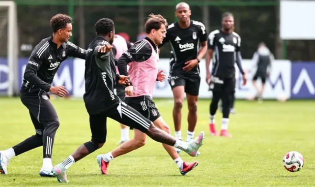 Beşiktaş, kupada Alanyaspor ile yapacağı maçın hazırlıklarını sürdürdü