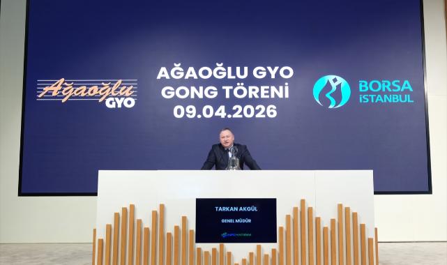 Borsa İstanbul'da gong Ağaoğlu Avrasya Gayrimenkul Yatırım Ortaklığı AŞ için çaldı