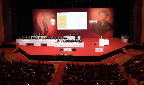 Galatasaray Kulübünün yıllık olağan bütçe toplantısı sona erdi