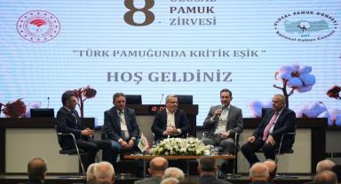 İzmir'de 8. Ulusal Pamuk Zirvesi düzenlendi