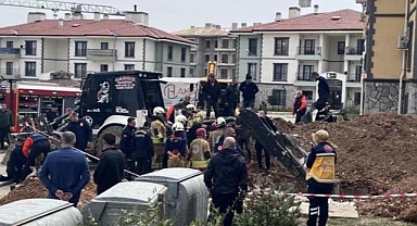 Manisa'da göçük altında kalan işçi öldü