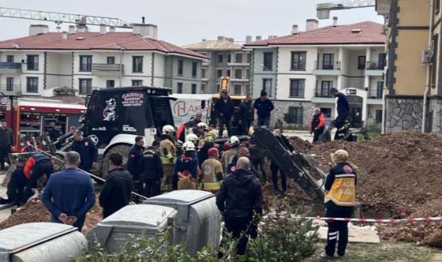 Manisa'da göçük altında kalan işçi öldü