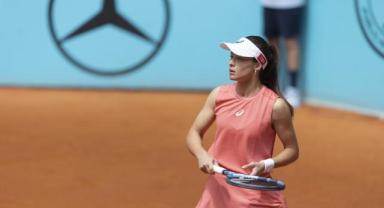 Milli tenisçi Zeynep Sönmez, Madrid Açık Tenis Turnuvası'na veda etti