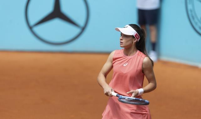 Milli tenisçi Zeynep Sönmez, Madrid Açık Tenis Turnuvası'na veda etti
