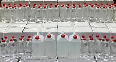 Yurtta yılın ilk çeyreğinde 232 bin 442 litre sahte içki ele geçirildi