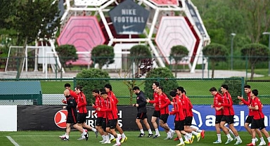 A Milli Futbol Takımı, hazırlık maçında Kuzey Makedonya karşısında