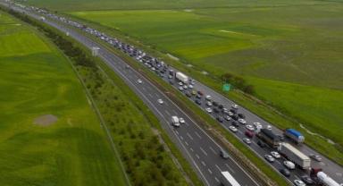 Bayram trafiğinin yoğun güzergahı İstanbul-Samsun kara yolunda önlemler artırıldı