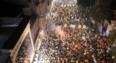 Galatasaray'ın şampiyonluğu İstanbul'da coşkuyla kutlandı