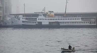 İstanbul'da deniz ulaşımına hava muhalefeti engeli