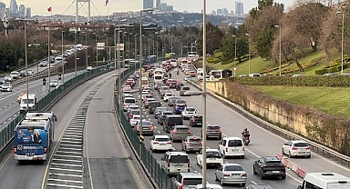 İstanbul'da trafik yoğunluğu yüzde 85'e çıktı