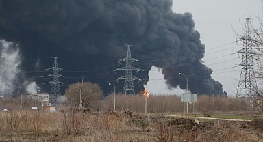 Moskova'da petrol rafinerisi yeniden İHA saldırısında hasar aldı