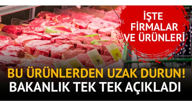 Bakanlık 282 hileli ürünü açıkladı!