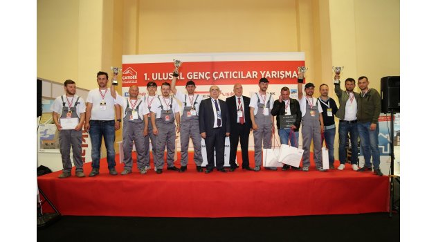 Çatı Sanayici ve İş Adamları Derneği (ÇATIDER) tarafından düzenlenen "1 Ulusal Genç Çatıcılar Yarışması”nın birincileri belirlendi.