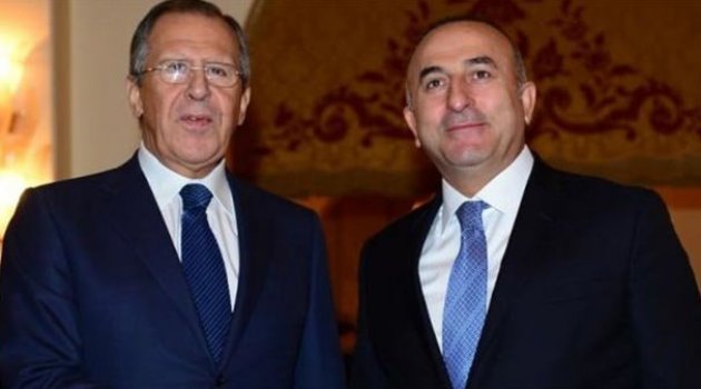 Çavuşoğlu Lavrov ile Suriye'yi görüştü