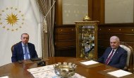 Cumhurbaşkanı Erdoğan, Başbakan ve MİT Müsteşarı ile görüştü