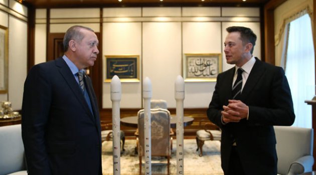 Cumhurbaşkanı Erdoğan, Elon Musk'u kabul etti