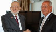 DSP Genel Başkanı Aksakal'dan Saadet Partisi'ne ziyaret