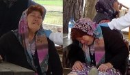 Evi yanan kadın fenalaştı