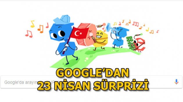 Google'dan 23 Nisan'a özel Doodle!