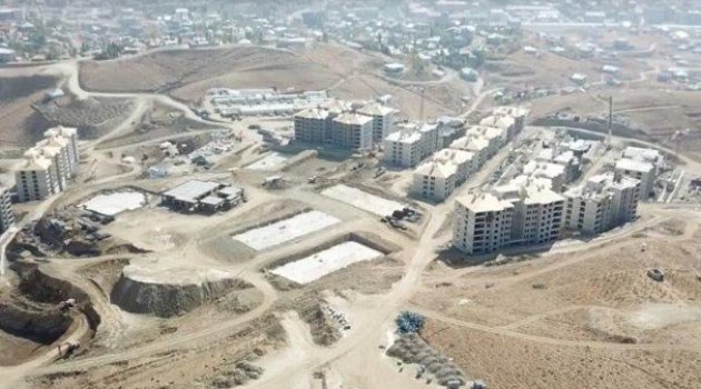 Havadan görüntülendi! İşte yeni Yüksekova…