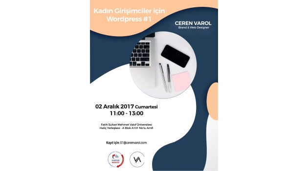 Kadın Girişimcilere Ücretsiz Wordpress 1 Eğitimi