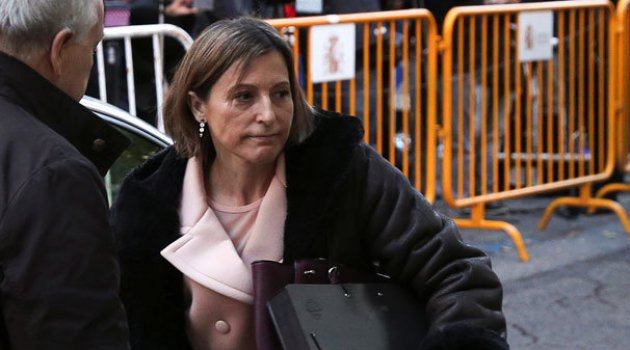 Katalan Parlamento Başkanı kefaletle serbest kalacak